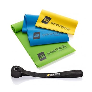 Letns Bands Power Set Flex, Powerband & Mini Band