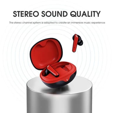 Langattomat nappikuulokkeet Bluetooth 5.1 Hi-Fi ANC ENC kosketusohjain Monivärinen