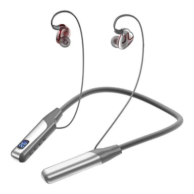 Niskanauha Bluetooth-kuulokkeet V5.3 Hopea