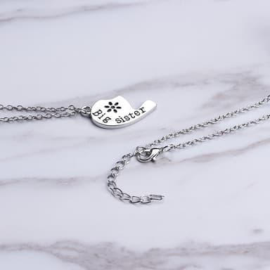 Heart Puzzle Kaulakoru Ystävyys Kaulakoru 2 kpl Hopea