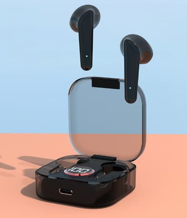 Langattomat kuulokkeet Bluetooth 5.3 Musta