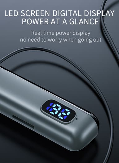 Niskanauha Bluetooth-kuulokkeet V5.3 Hopea