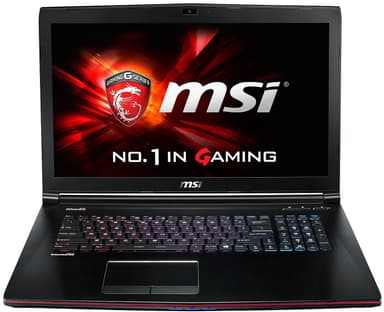 MSI GE72 6QF-004NE Apache Pro 17.3" pelikannettava