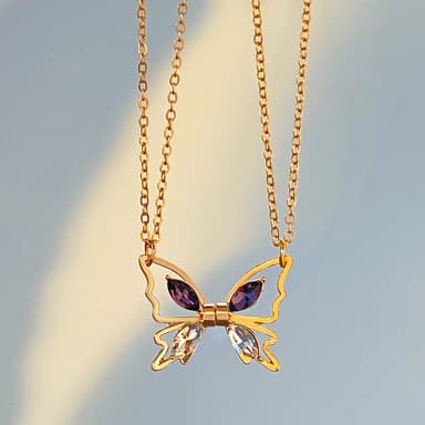 Butterfly Friendship -kaulakoru 2 kpl Kulta