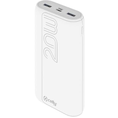 PowerBank PD 20W 20 000 mAh valkoinen