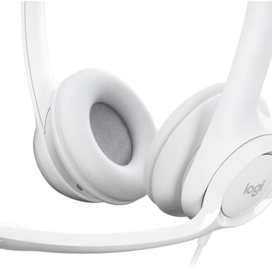 Logitech H390 USB kuulokkeet (valkoinen)