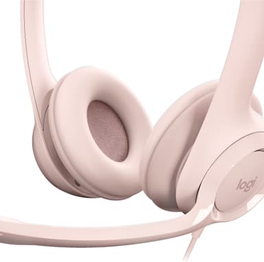 Logitech H390 USB kuulokkeet (vaaleanpunainen)