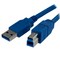 StarTech.com USB3SAB1M, 1 m, USB A, USB B, USB 3.2 Gen 1 (3.1 Gen 1), Uros/uros, Sininen