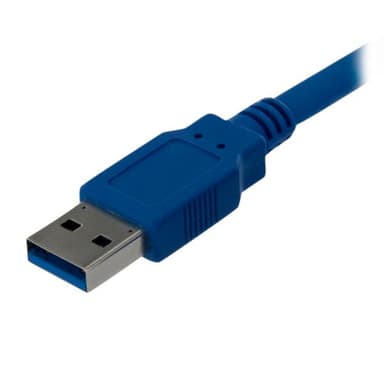 StarTech.com USB3SAB1M, 1 m, USB A, USB B, USB 3.2 Gen 1 (3.1 Gen 1), Uros/uros, Sininen