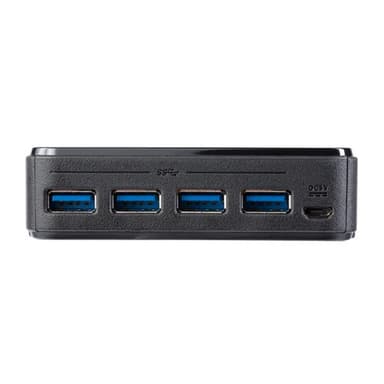 StarTech.com HBS304A24A, 5 Gbit/s, Micro-USB Tyyppi B, Musta, Muovi, CE, FCC, RE