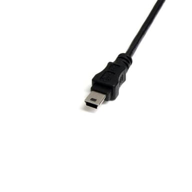 StarTech.com USBMUSBFM1, 0,3 m, USB A, Mini-USB B, Uros/naaras, 480 Mbit/s, Musta