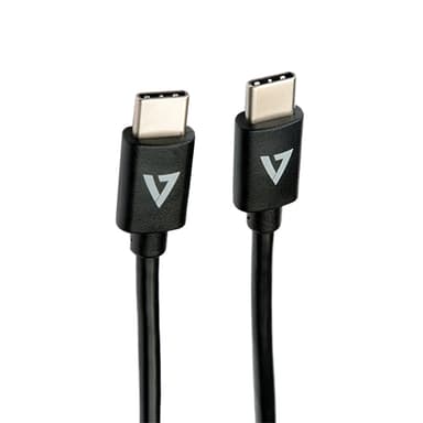 V7 V7USB2C-1M, 1 m, USB C, USB C, USB 2.0, 480 Mbit/s, Musta