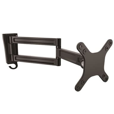 StarTech.com ARMWALLDS, 15 kg, 33 cm (13""), 68,6 cm (27""), 75 x 75 mm, 100 x 100 mm, Musta