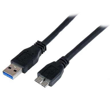 StarTech.com USB3CAUB1M, 1 m, USB A, Micro-USB B, USB 3.2 Gen 1 (3.1 Gen 1), 500