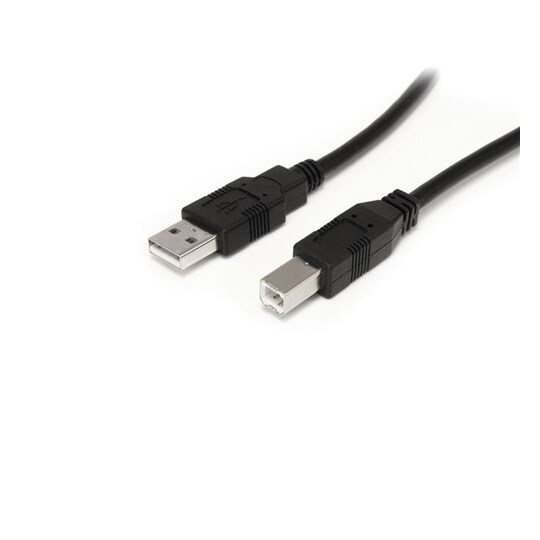 StarTech.com USB2HAB30AC, 9 m, USB A, USB B, USB 2.0, 480 Mbit/s, Musta