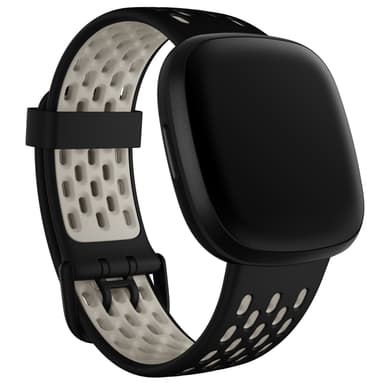 Versa 3/4,Sense/2 Sport Band Black/L.White S
