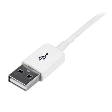 StarTech.com USBEXTPAA1MW, 1 m, USB A, USB A, USB 2.0, 480 Mbit/s, Valkoinen