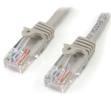 StarTech.com Cat5e patchkabel med hakfria RJ45-kontakter – 2 m, grå, 2 m, Cat