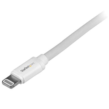 StarTech.com USBLT2MW, 2 m, Lightning, USB A, Uros, Uros, Valkoinen