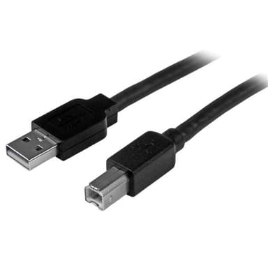 StarTech.com 15m USB 2.0, M / M, 15m, USB A, USB B, USB 2.0, Tap / Tap, Cast Al