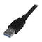 StarTech.com USB3SAA3MBK, 3 m, USB A, USB A, USB 3.2 Gen 1 (3.1 Gen 1), Uros/uros, Musta