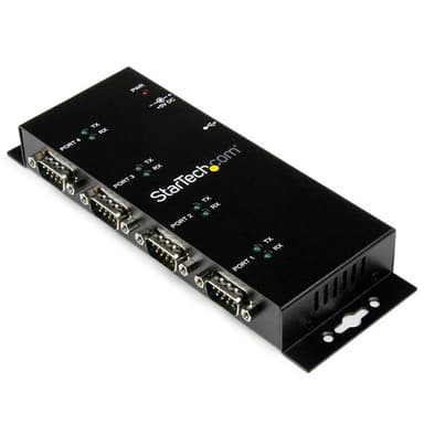 StarTech.com ICUSB2324I, USB 2.0 Type-B, Sarja, Musta, Terästä, Toiminta/Seikk