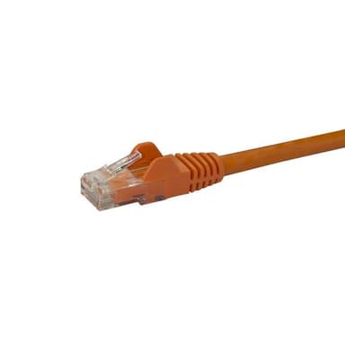 StarTech.com Cat6-patchkabel med hakfria RJ45-kontakter – 2 m, orange, 2 m, Ca