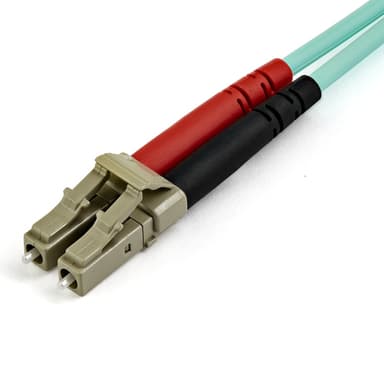 StarTech.com 7 m OM4 LC till LC-multiläge duplex fiberoptisk patchkabel, 7 m, OM4, LC, LC