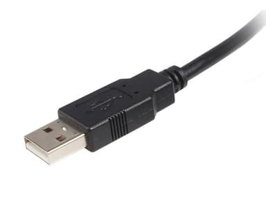 StarTech.com USB2HAB5M, 5 m, USB A, USB B, USB 2.0, 480 Mbit/s, Musta