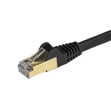 StarTech.com 6ASPAT2MBK, 2 m, Cat6a, U/FTP (STP), RJ-45, RJ-45