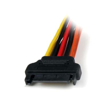 StarTech.com PYO2LSATA, 0,15 m, SATA 15-pinninen, 2 x SATA 15-pinninen, Uros, Na