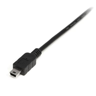 StarTech.com 0.5m USB/Mini USB, 0,5 m, USB A, Mini-USB B, USB 2.0, Uros/uros, Musta