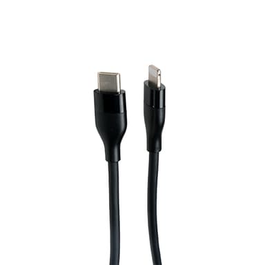 V7 V7USBCLGT-1M, 1 m, USB C, Lightning, USB 2.0, 480 Mbit/s, Svart