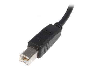 StarTech.com USB2HAB5M, 5 m, USB A, USB B, USB 2.0, 480 Mbit/s, Musta