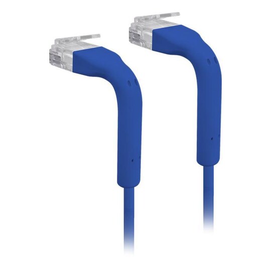 UniFi Eth Patch Cable Bendable booted RJ45 0.1m blue 50pack