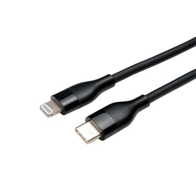 V7 V7USBCLGT-1M, 1 m, USB C, Lightning, USB 2.0, 480 Mbit/s, Svart