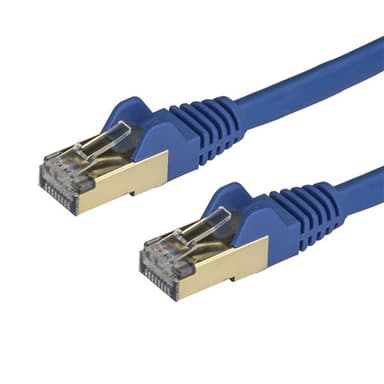 StarTech.com 6ASPAT50CMBL, 0,5 m, Cat6a, U/FTP (STP), RJ-45, RJ-45