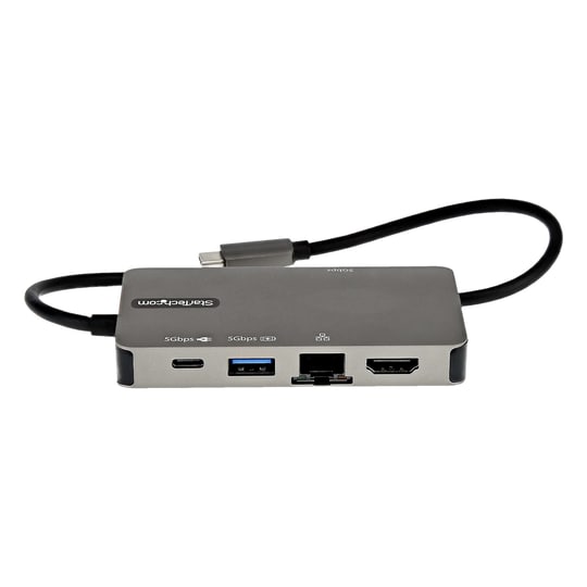 StarTech.com DKT30CHVPD2, USB 3.2 Gen 1 (3.1 Gen 1) Type-C, HDMI, RJ-45, USB 3.2