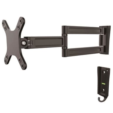 StarTech.com ARMWALLDS, 15 kg, 33 cm (13""), 68,6 cm (27""), 75 x 75 mm, 100 x 100 mm, Musta