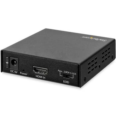 StarTech.com HD202A, Musta, 4096 x 2160 pikseliä, 1280 x 720,1920 x 1080,1920 x