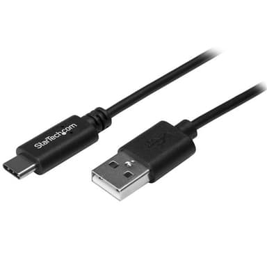 StarTech.com USB2AC2M, 2 m, USB A, USB C, USB 2.0, 480 Mbit/s, Musta