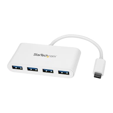 StarTech.com HB30C4ABW, USB 3.2 Gen 1 (3.1 Gen 1) Type-C, USB 3.2 Gen 1 (3.1 Gen