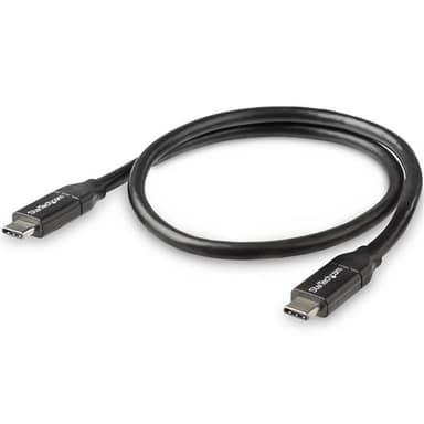 StarTech.com USB2C5C50CM, 0,5 m, USB C, USB C, USB 2.0, 480 Mbit/s, Musta