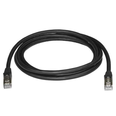 StarTech.com 6ASPAT2MBK, 2 m, Cat6a, U/FTP (STP), RJ-45, RJ-45