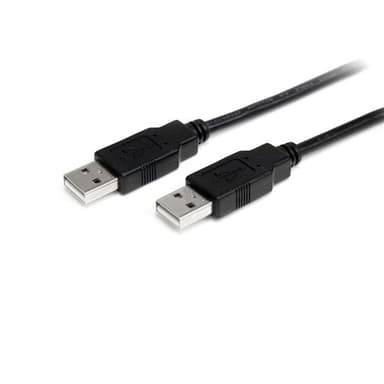 StarTech.com USB2AA2M, 2 m, USB A, USB A, USB 2.0, Musta