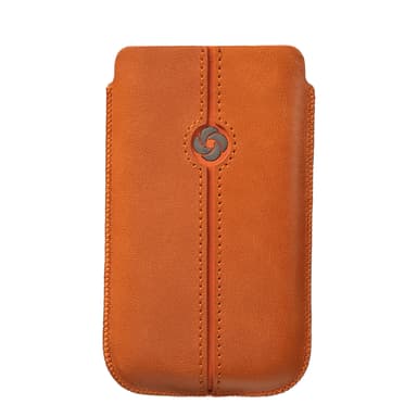 SAMSONITE matkalaukku Dezir nahkainen pieni oranssi