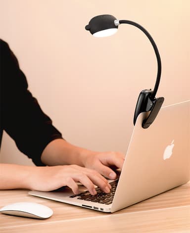 LED-kiinnityslamppu Bluetooth-kaiuttimella musta