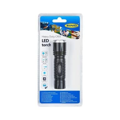 Kompakti 200 lm Alu Cree taskulamppu 3 x AAA:lla