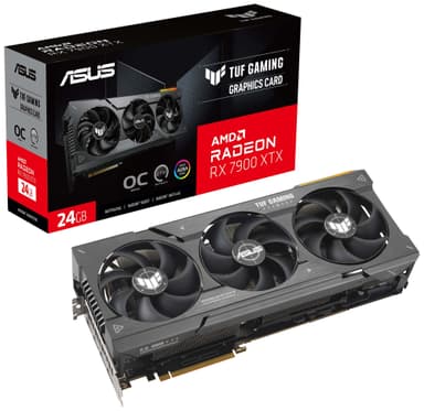 ASUS TUF Gaming Radeon RX 7900 XTX 24GB OC näytönohjain