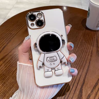 Kickstand matkapuhelimen kansi Astronaut Valkoinen iPhone 14 Pro Max